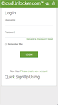 Mobile Screenshot of cloudunlocker.com